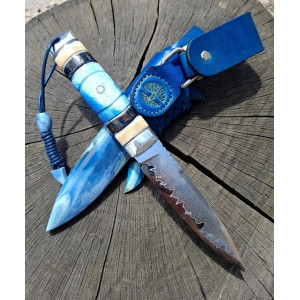 ДЕЛЬФІН ніж ручної роботи ПАВЛА ГОНЧАРЕНКА купити замовити в Україні, сталь - n690™, 61 HRC. Photo 3